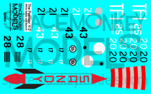 The Postwar V-2 Decal Set