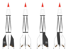 1/24 Scale V-2/A4 Plastic Model Assembly Kit Two-Pack